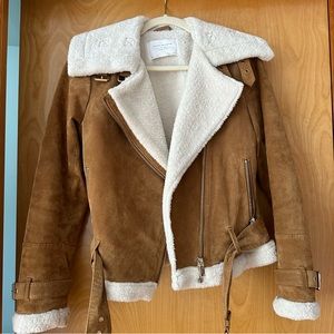 Zara Brown Lesther Shearling Jacket